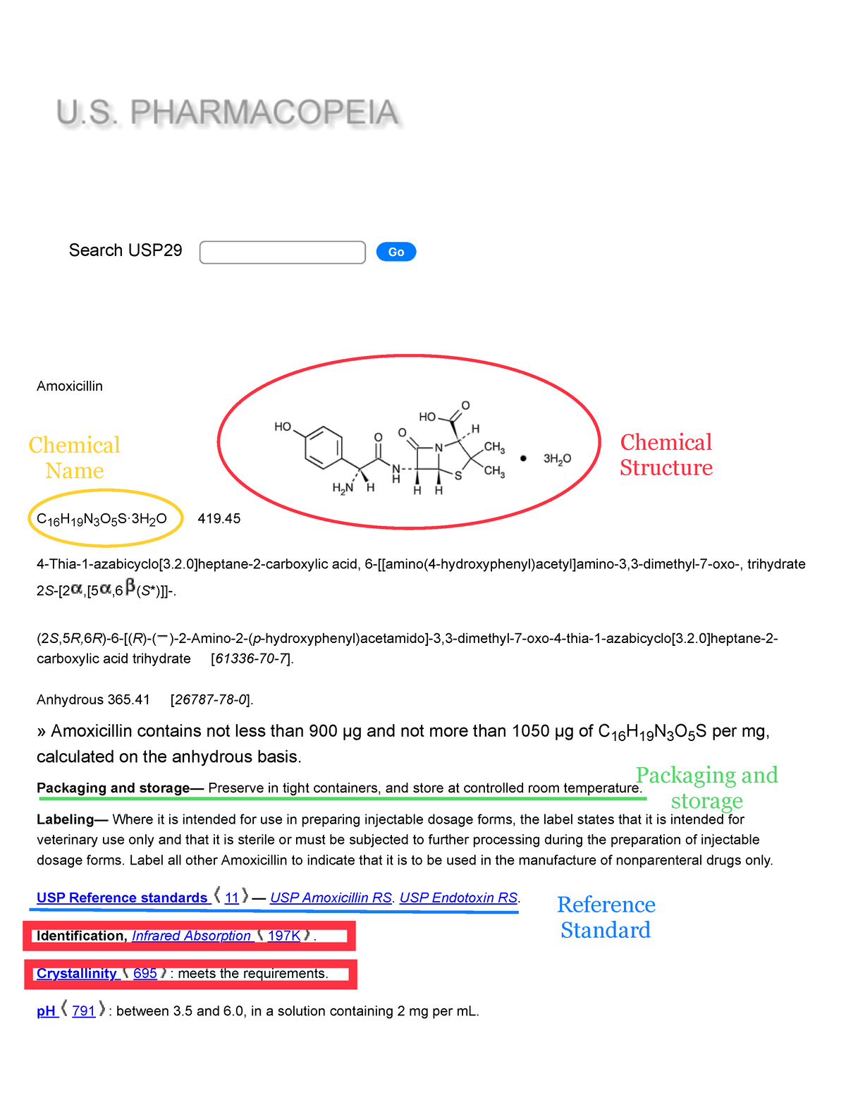 USP Monographs: Amoxicillin - Search USP29 Go Amoxicillin C 16 H 19 N 3 ...