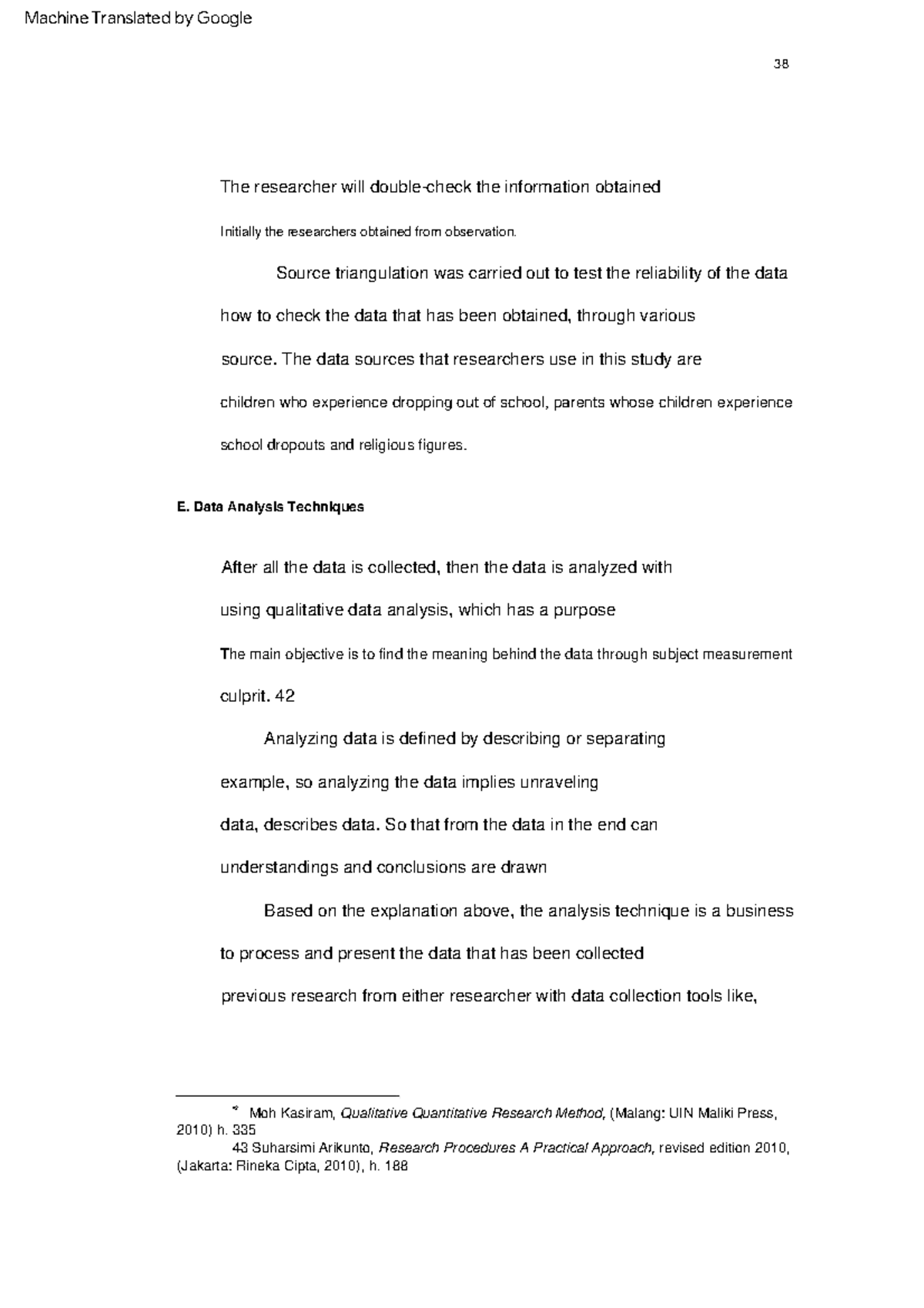 Islamic Religious Education-18 - Source triangulation was carried out ...