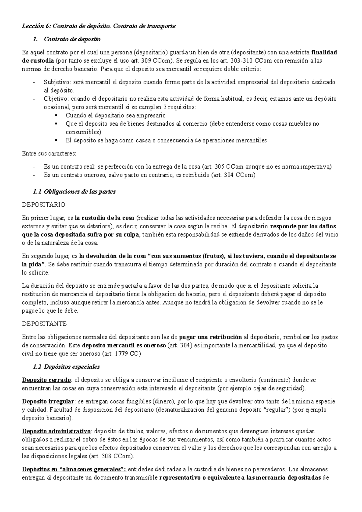 Lección 6-7 - Apuntes realizados con los apuntes tomados en clase y ...