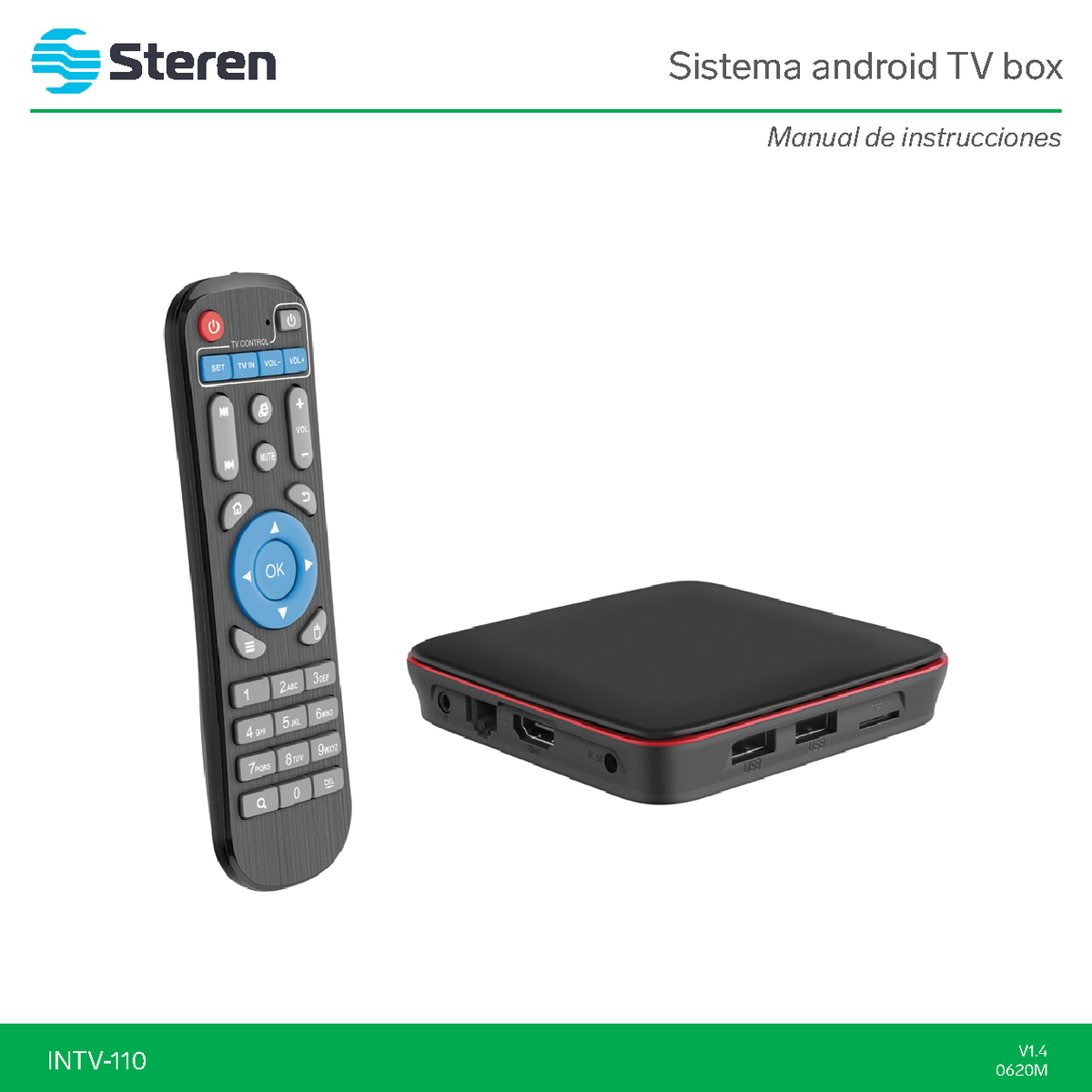 STEREN Sistema Android TV Box, Modelo INTV-110