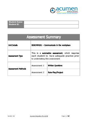 Sithccc 006 Assessment 1 - Portfolio - SITHCCC006 Assessment Tasks And ...