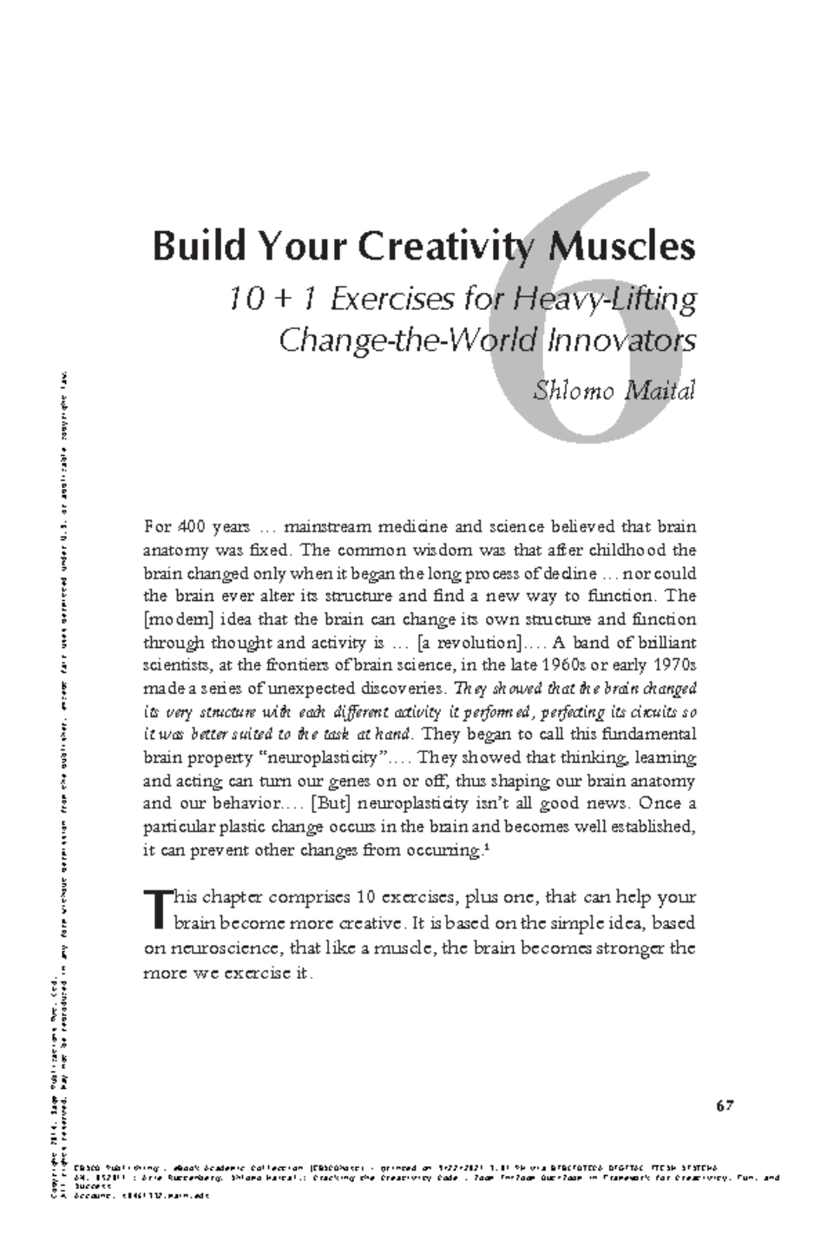 Arie Ruttenberg S 2014 6Build Your Creativity M Cracking The Creativity ...