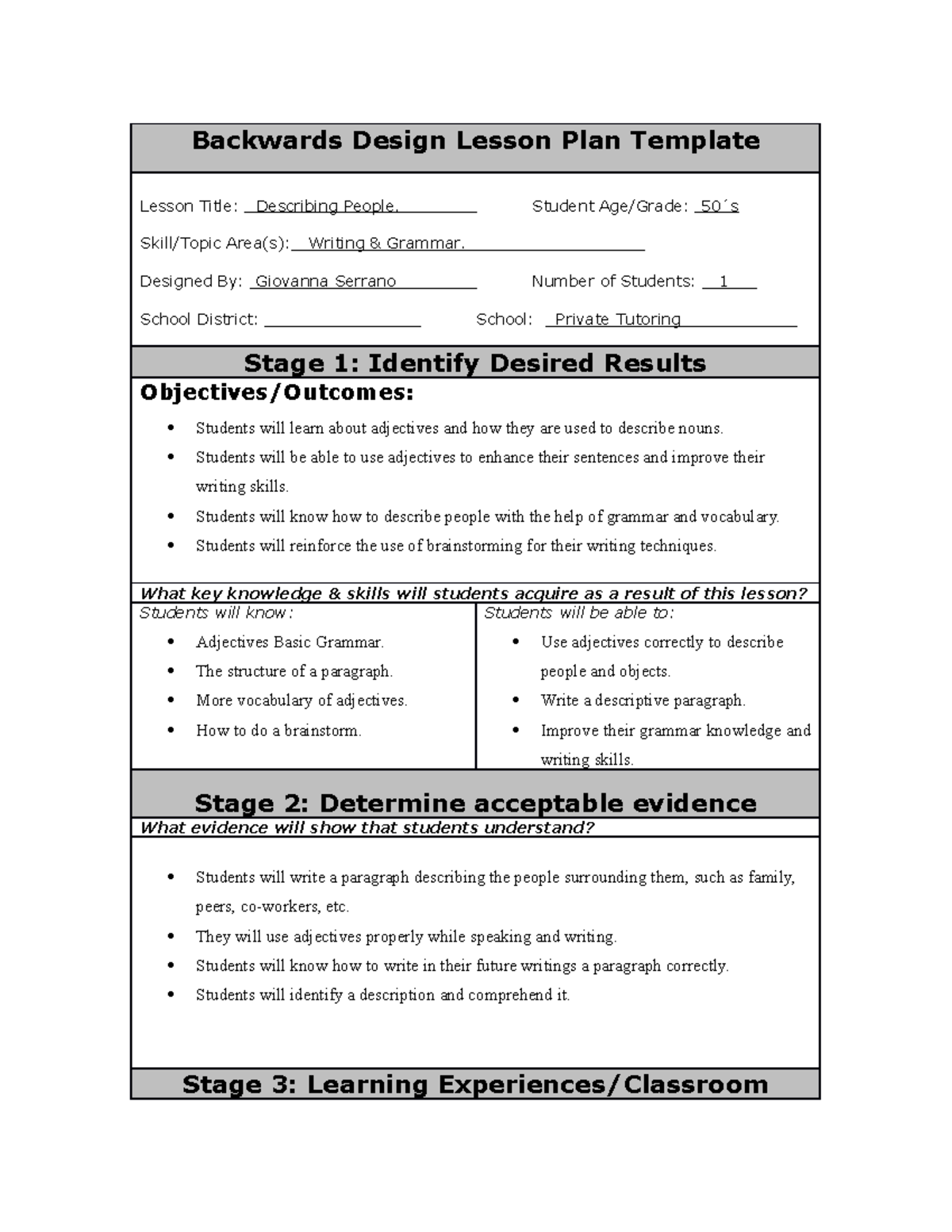 writing-grammar-mini-lesson-activity-backwards-design-lesson-plan