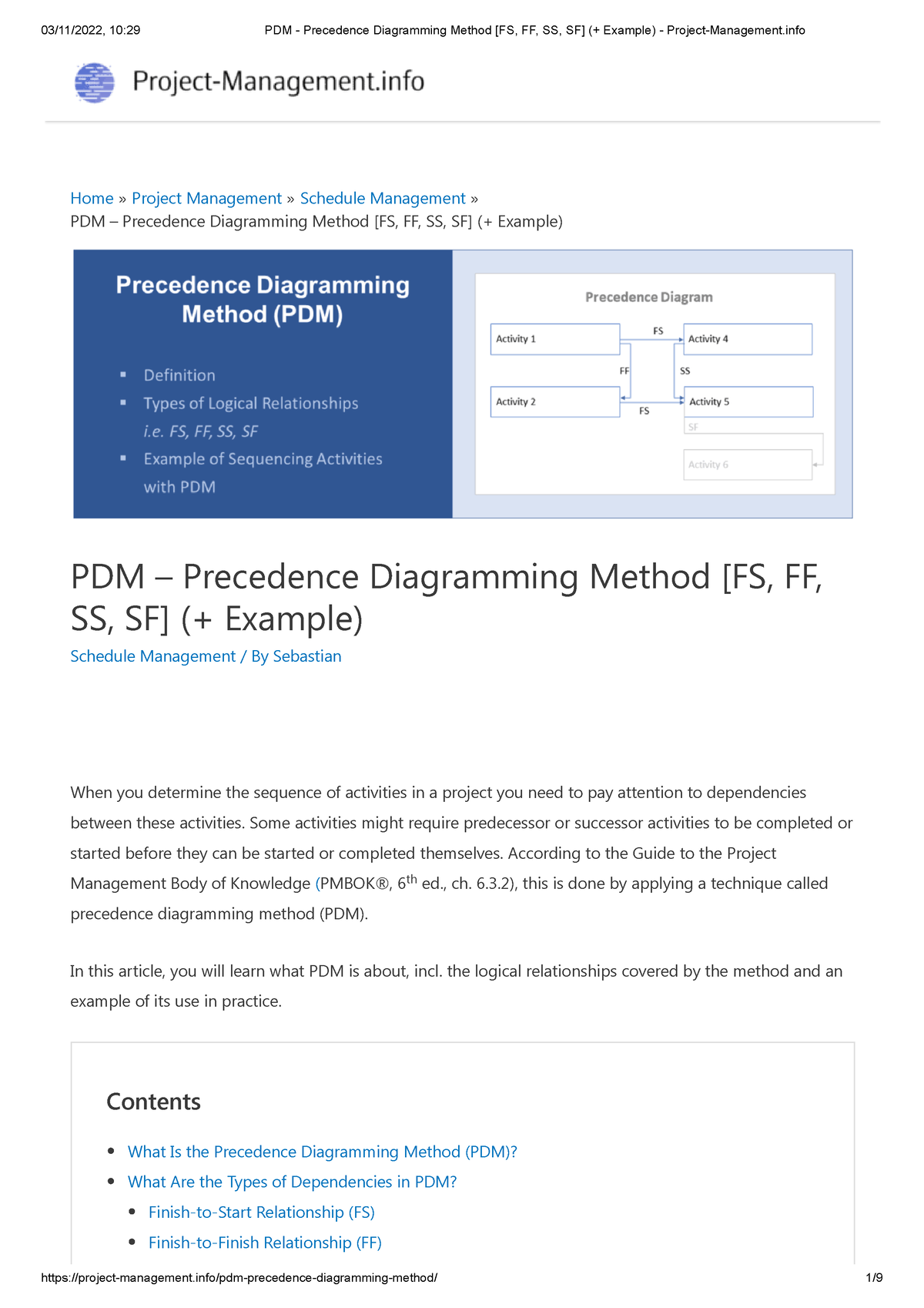 3-1-pdm-precedence-diagramming-method-fs-ff-ss-sf-example