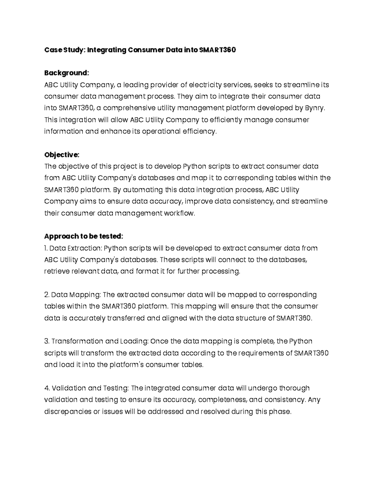 Case Study Data Migration -Data Engineer - Case Study: Integrating ...