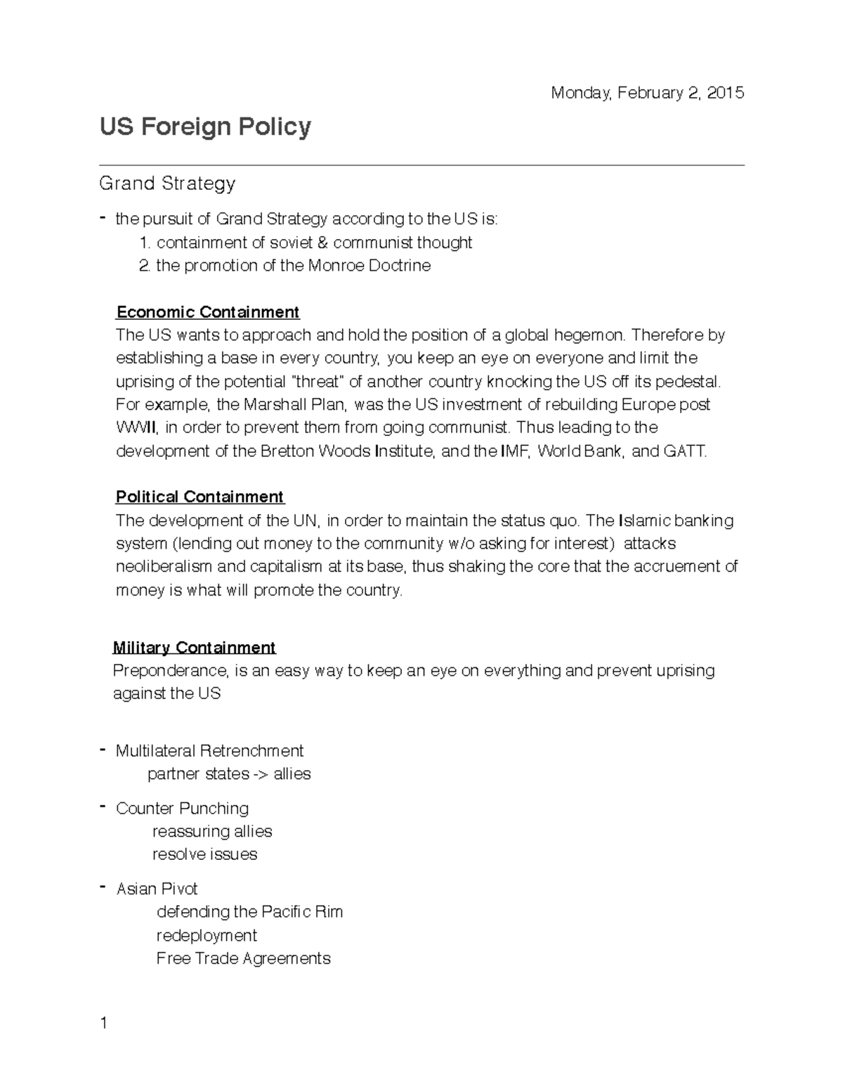 us-foreign-policy-notes-pdf-monday-february-2-2015-us-foreign