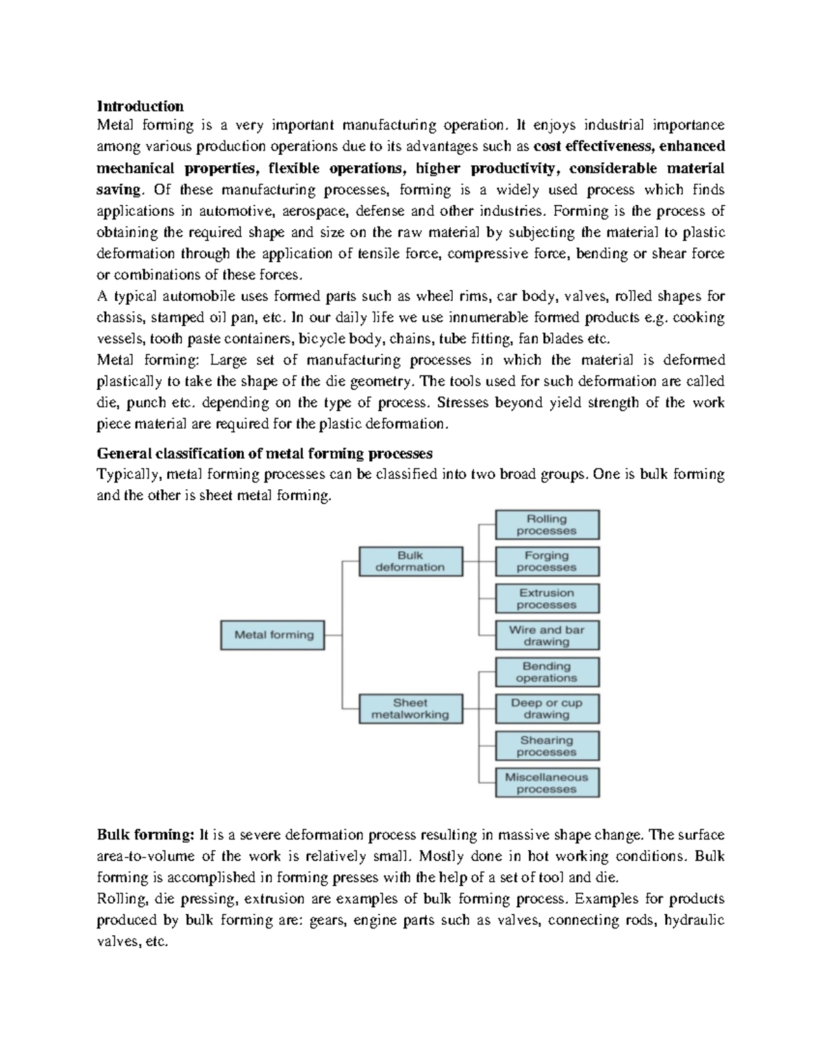 Module 5 Part 1 - Lecture notes of Advanced Manufacturing Technology ...