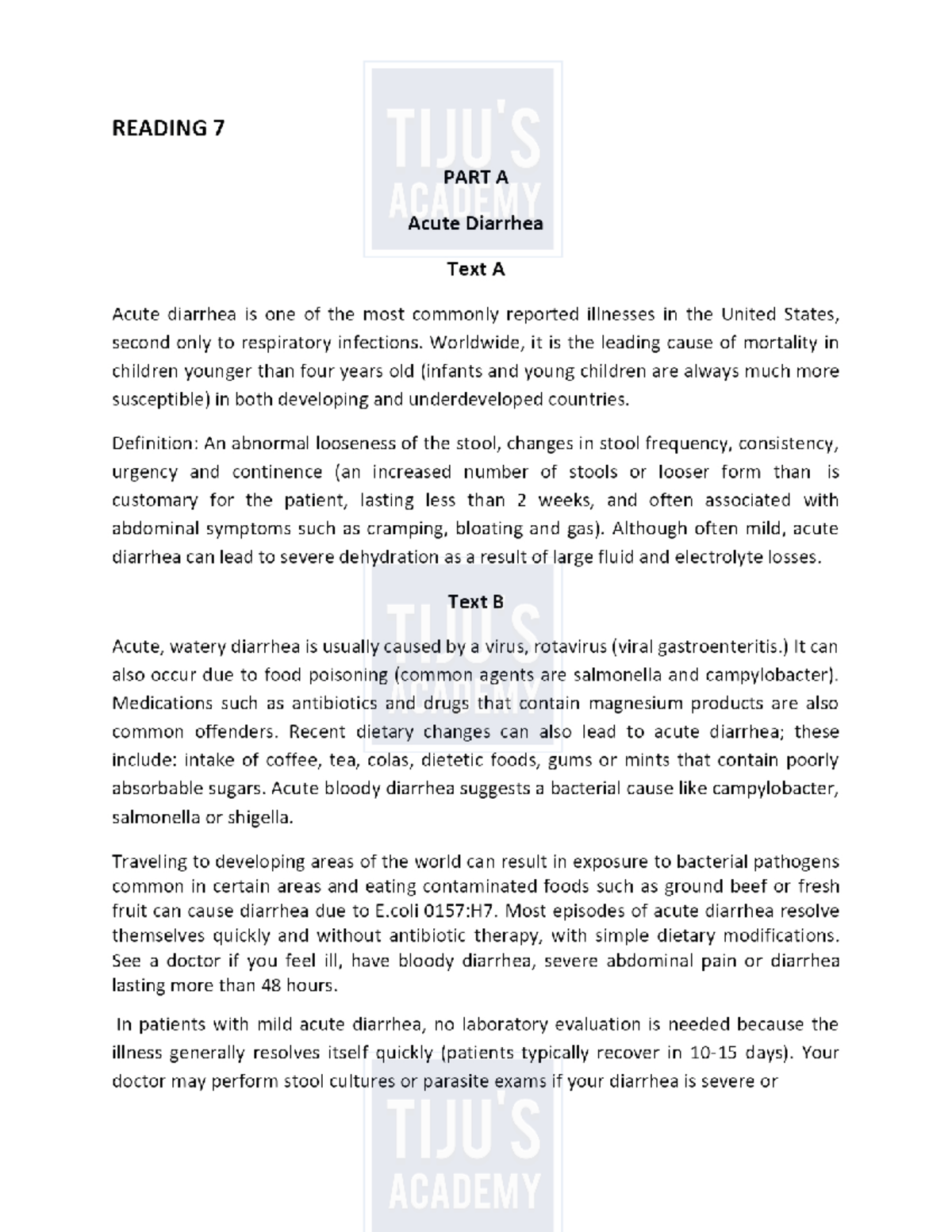 Reading 81 - OET - nursing - Studocu