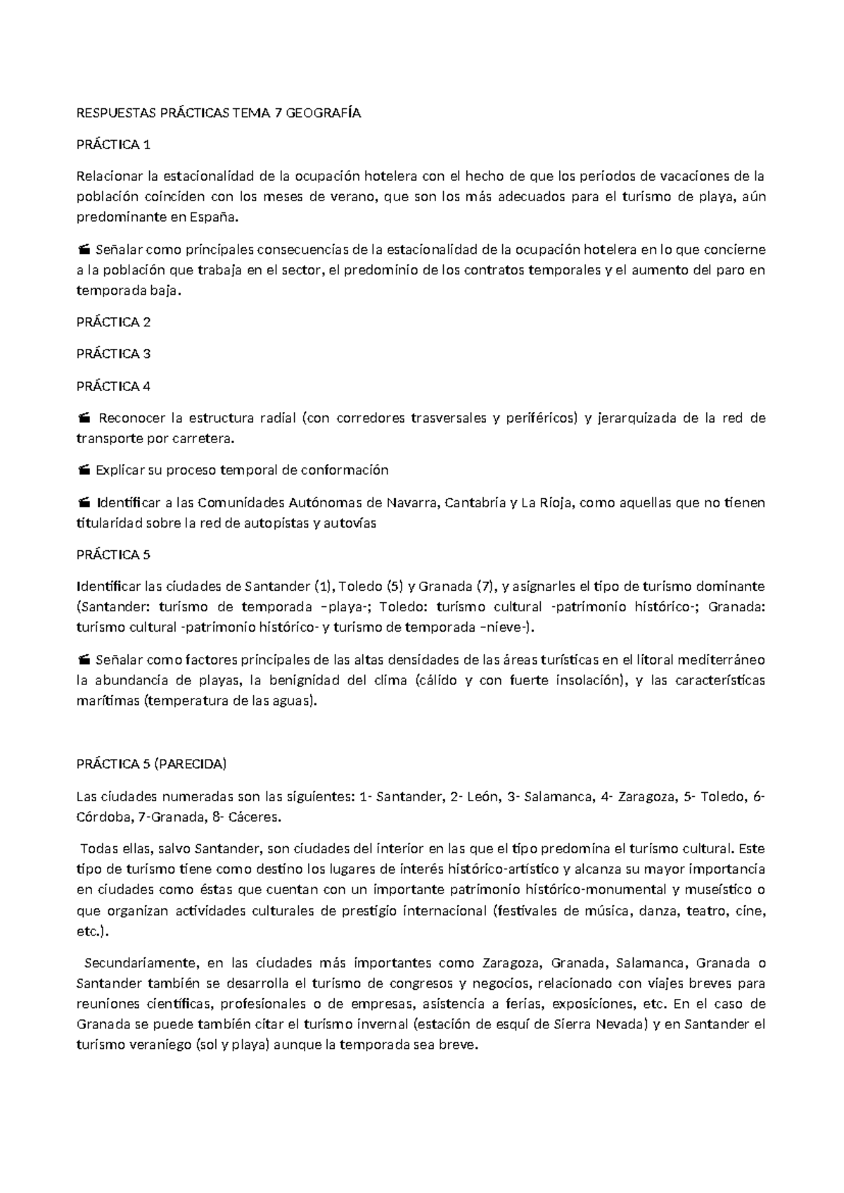 Practicas Tm 7 Resueltas - RESPUESTAS PRÁCTICAS TEMA 7 GEOGRAFÍA ...