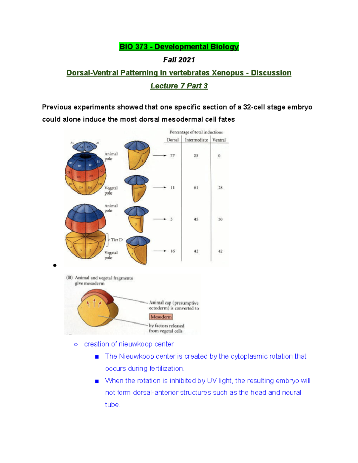 BIO 373 Lecture 7 Part 3 - Fall 2021 - BIO 373 - Studocu