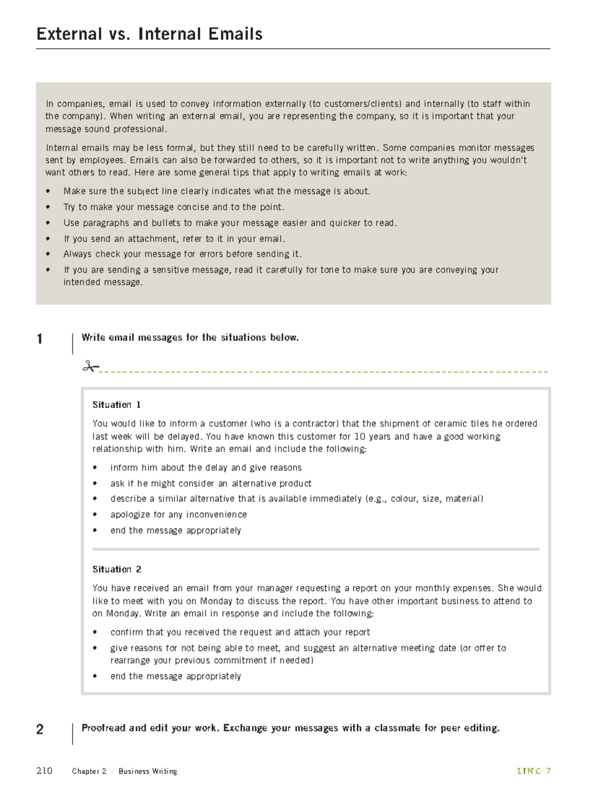 05.external - Lecture notes - External vs. Internal Emails In companies ...