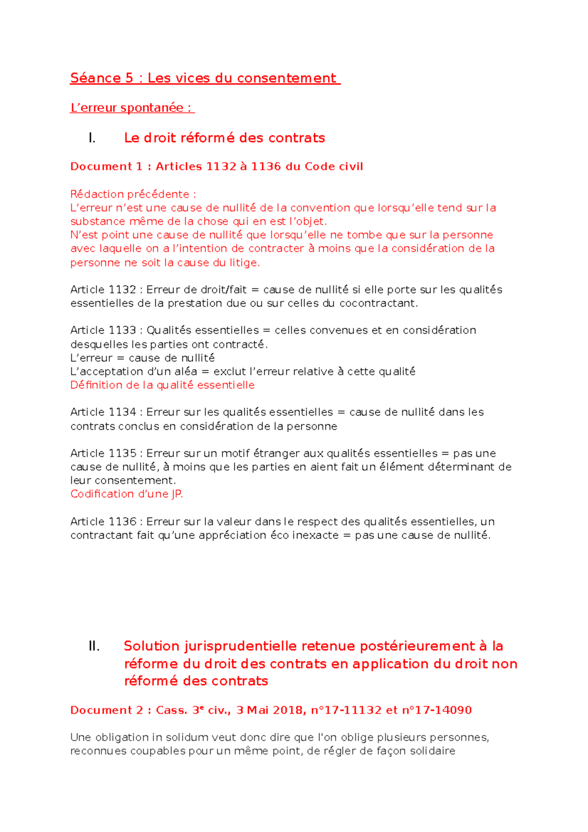 Le Consentement En Droit Des Contrats Dissertation