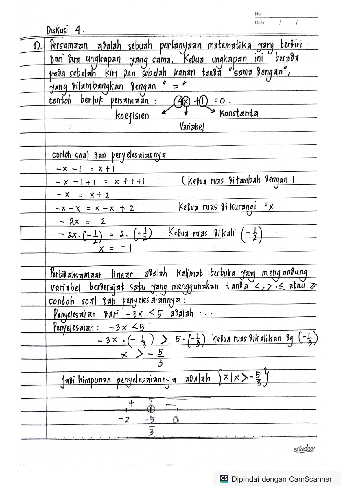 Diskusi 4 Mate - Tugas Tutorial Matematika - Studocu