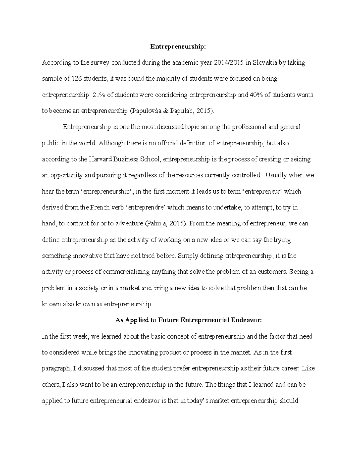 week-1-kjkjn-entrepreneurship-according-to-the-survey-conducted