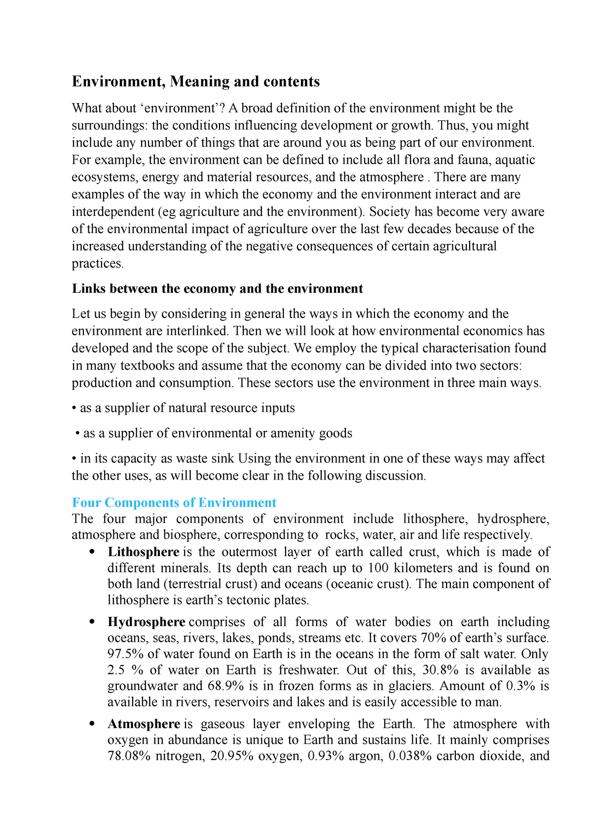 environmental law essays