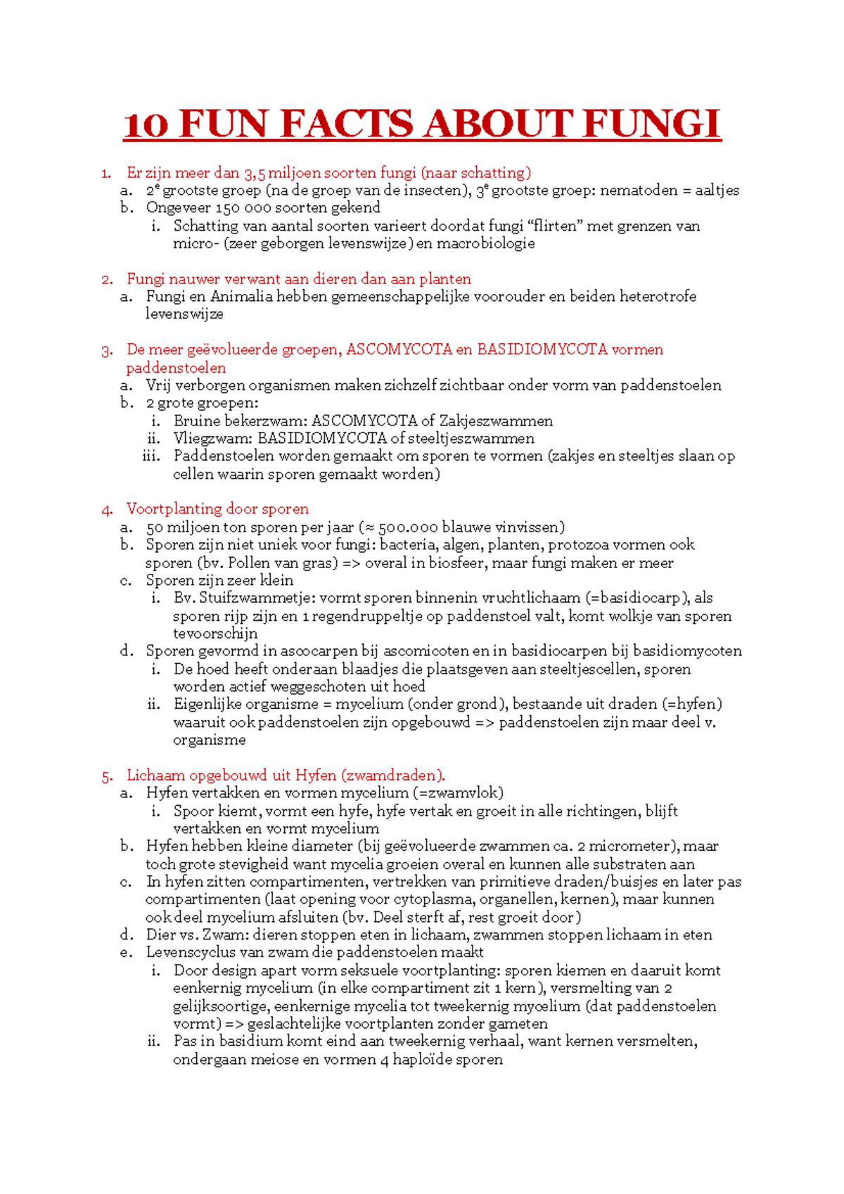 Myocologie - 10 FUN FACTS ABOUT FUNGI Er zijn meer dan 3,5 miljoen ...