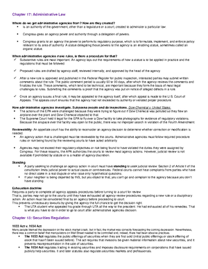 BLAW Exam 1 review - notes - Chapter 1 What does the law do? Why do we ...