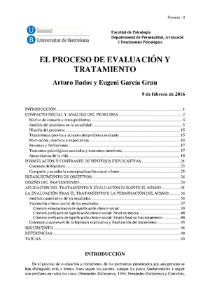 Tema Eficacia Y Utilidad Cl Nica De La Intervenci N Psicol Gica