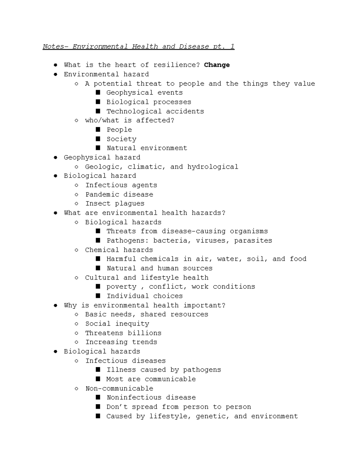 global-environmental-issues-notes-12-notes-environmental-health-and