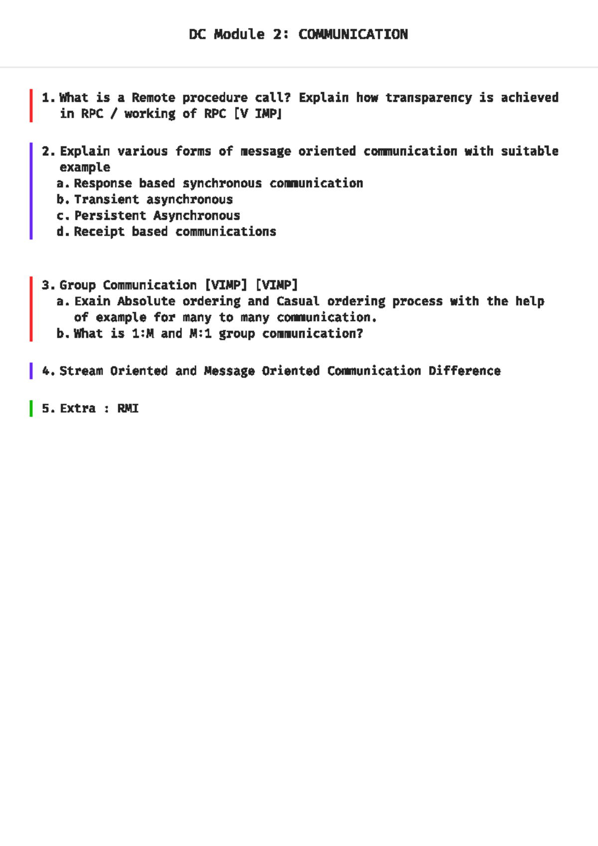 Module 2 Imp - 14 What is a Remote procedure call? Explain how ...