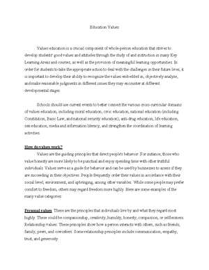 Studies on Values by Ron Hazell - In addition to a sketching of the ...