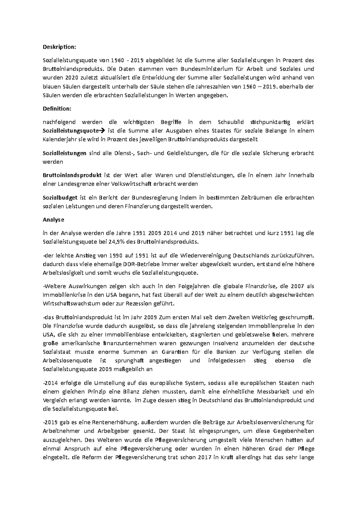 Deskription - Praxistransferaufgabe - Rump - Deskription ...