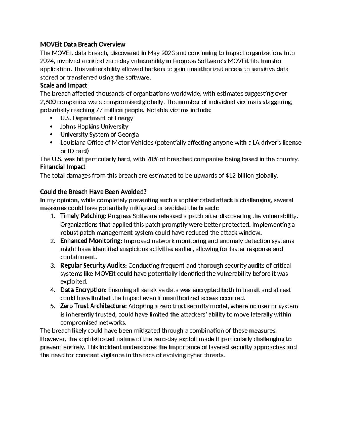MOVEit Data Breach Overview - This vulnerability allowed hackers to ...