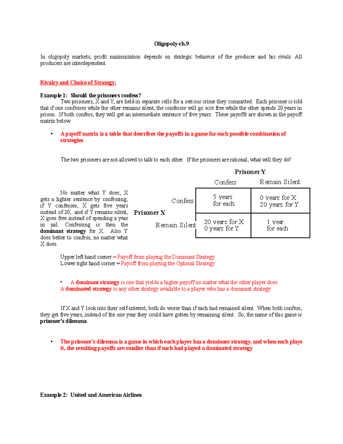 Econ 102 Notes On Oligopoly - Oligopoly-ch. In Oligopoly Markets ...