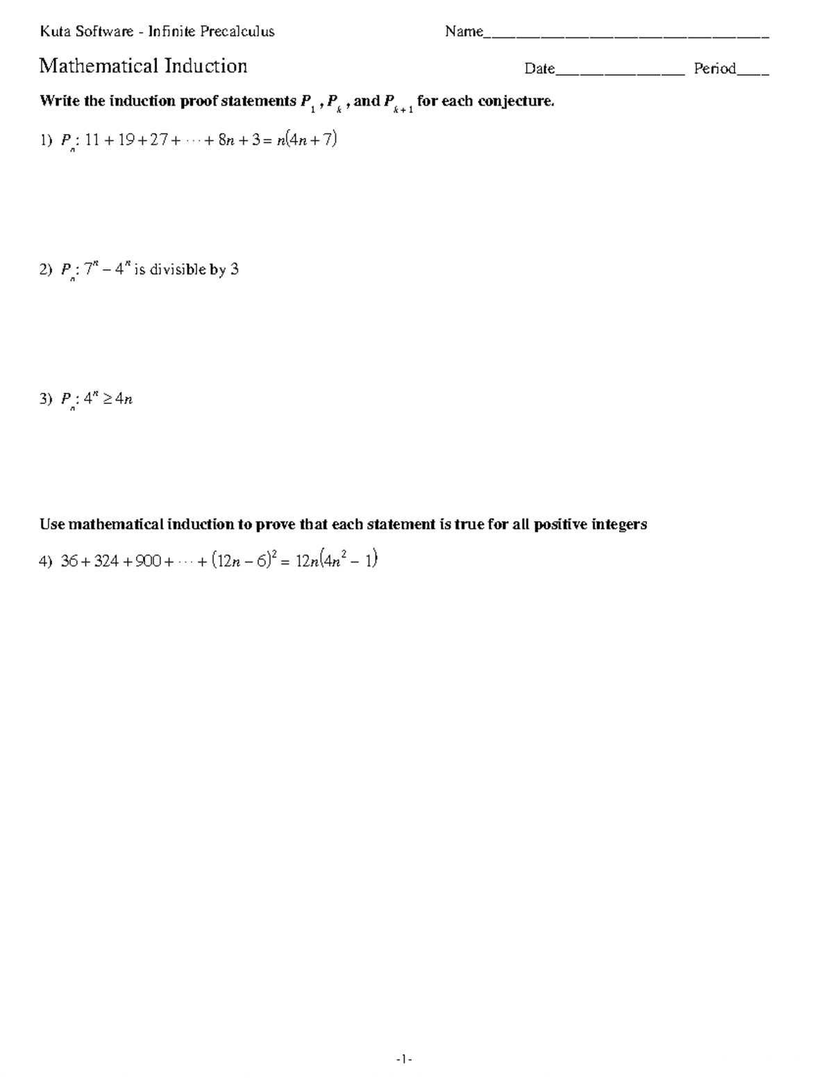 Mathematical Induction - ©j J 2 ^ 0 N 1 M 6 D tKPuFt\aJ lSeokfVt ...