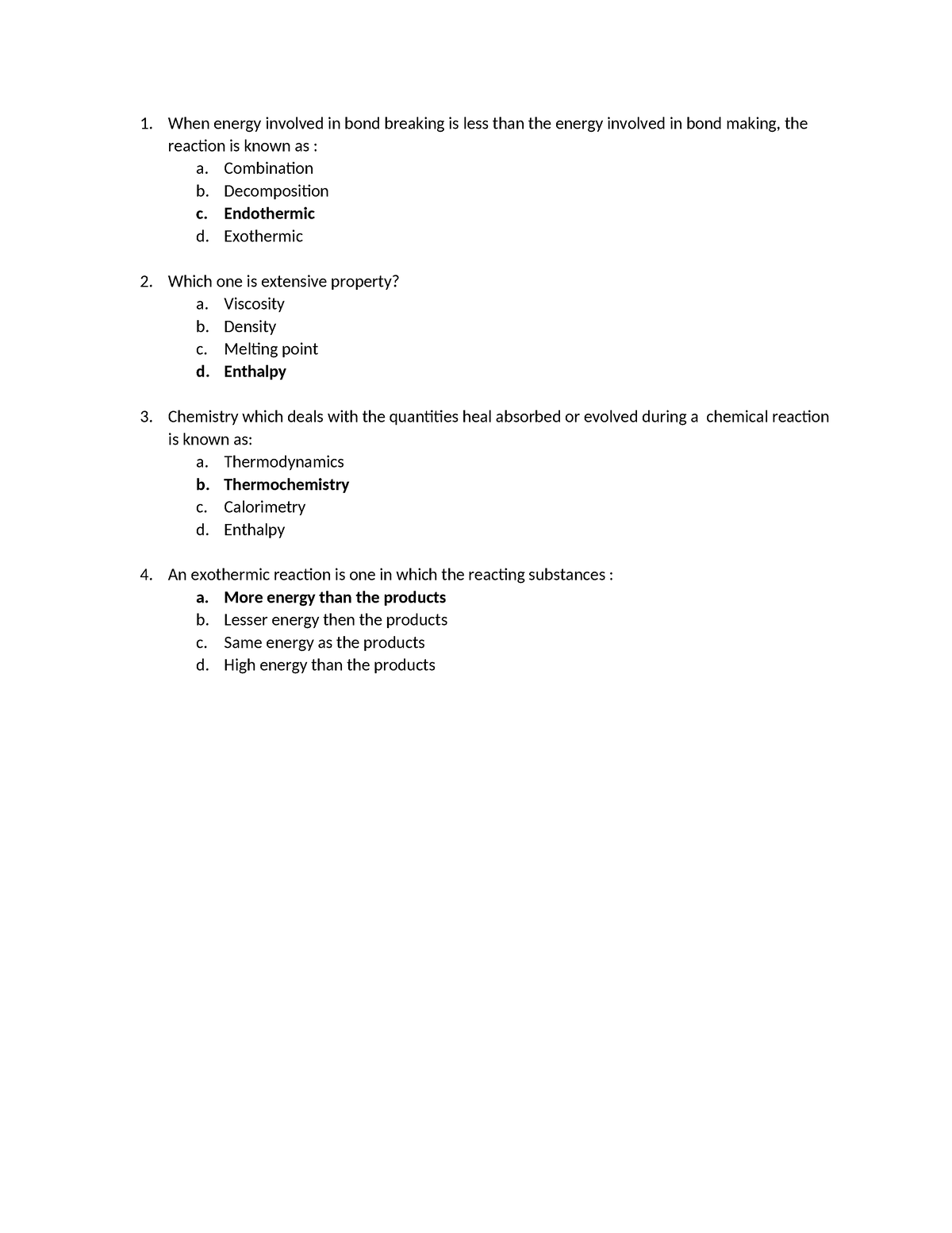 3.1 Energy Change in Chemical Reaction - When energy involved in bond ...