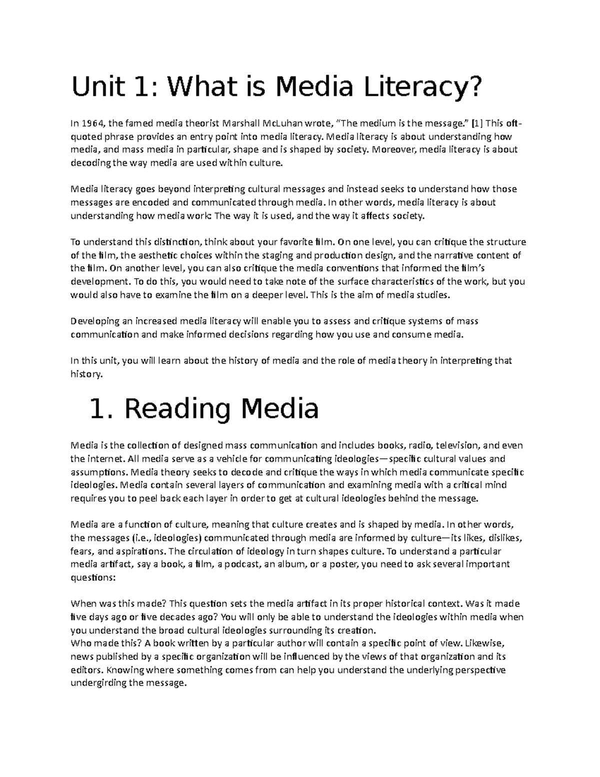 liba-288-unit-1-lecture-unit-1-what-is-media-literacy-in-1964-the