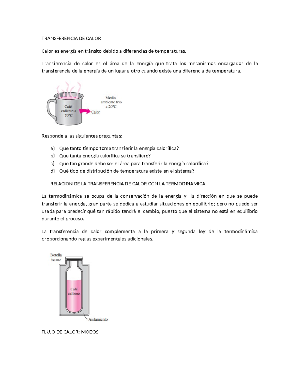 Curso Transferencia De Calor Introduccion A Conduccion