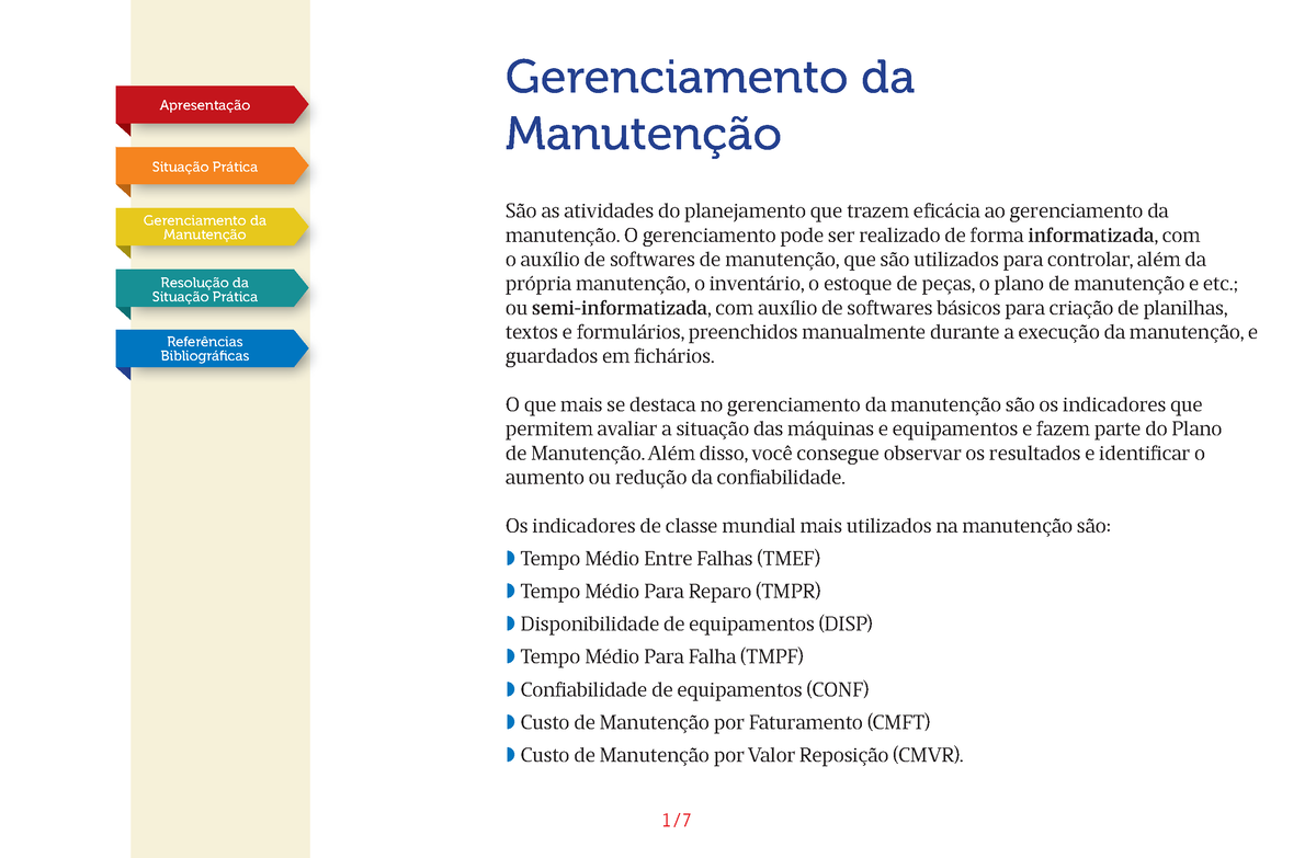 A Manutenção de Classe Mundial