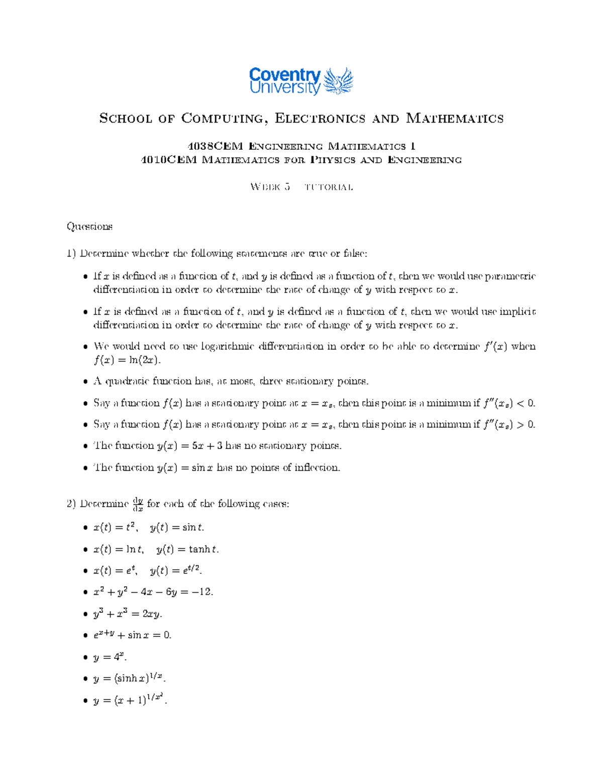 Differentiation 2 - practice questions - ♦♦ ♦ ♦♠♣ t ♥ tr♦♥ s ♥ t ♠ t s ...