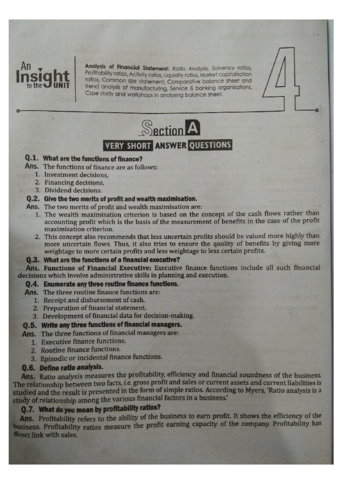 Financial Accounting Unit 4 - Masters of Business Administration - Studocu