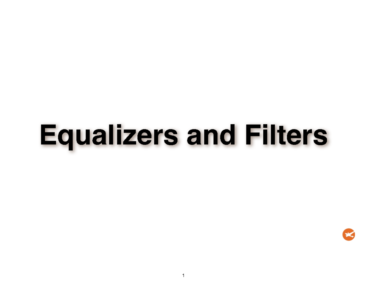 Equalizers and Filters - Basic RTAs show three measurements per octave ...