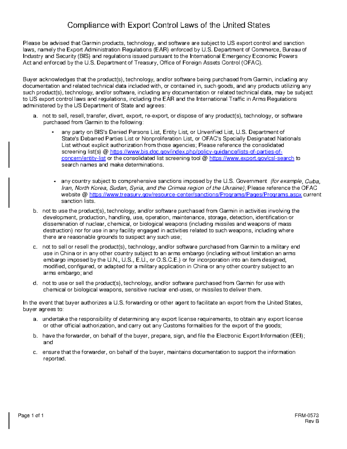 Web order statement - prueba - Page 1 of 1 FRM- 0573 Rev B Compliance ...