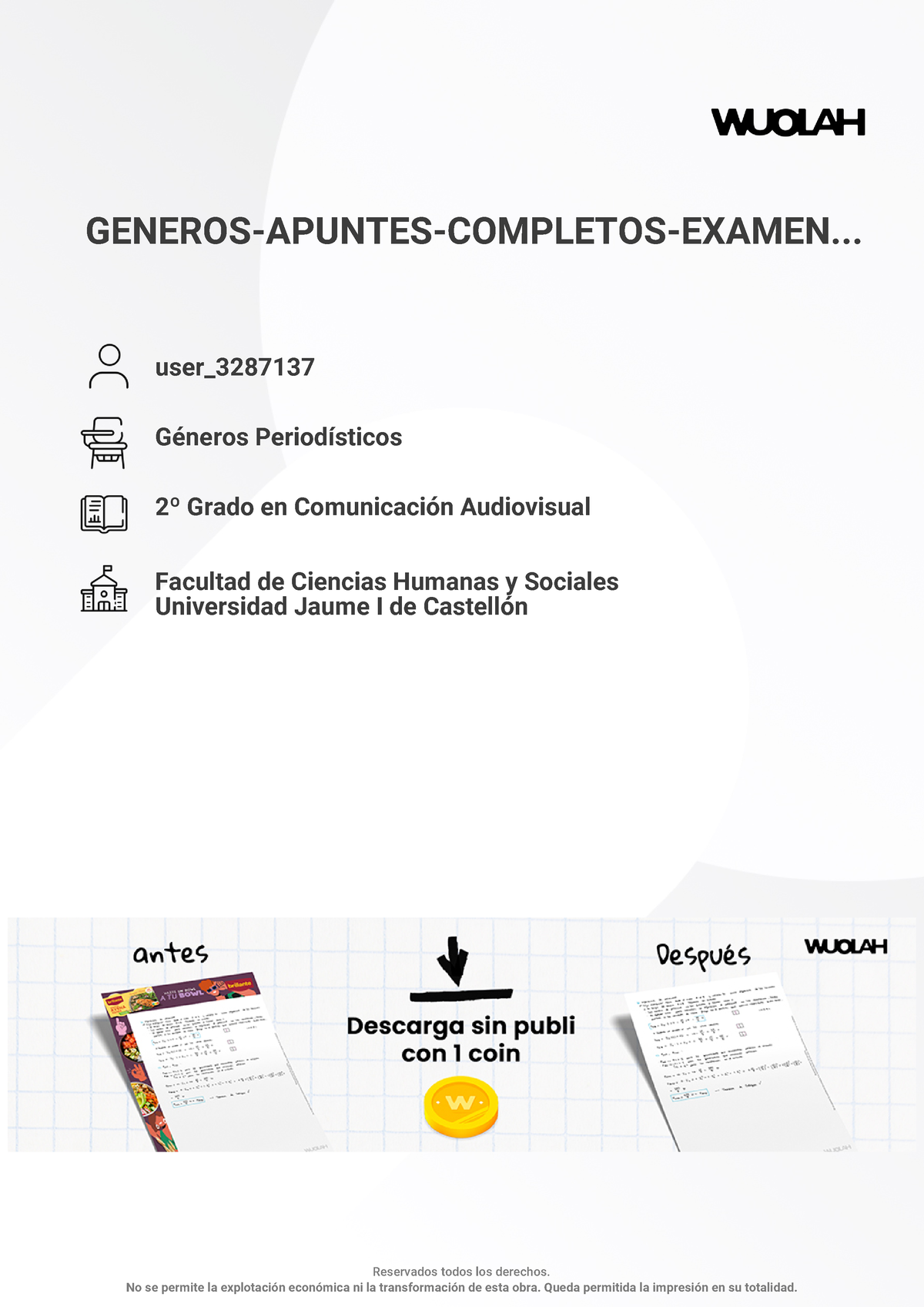 Wuolah Free Generos Apuntes Completos Examen - GENEROS-APUNTES ...