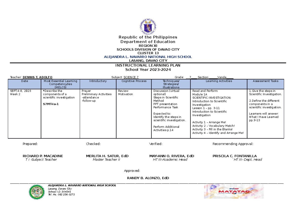 Instructional Learning Plan2023 2024 Science Republic Of The   Thumb 1200 848 
