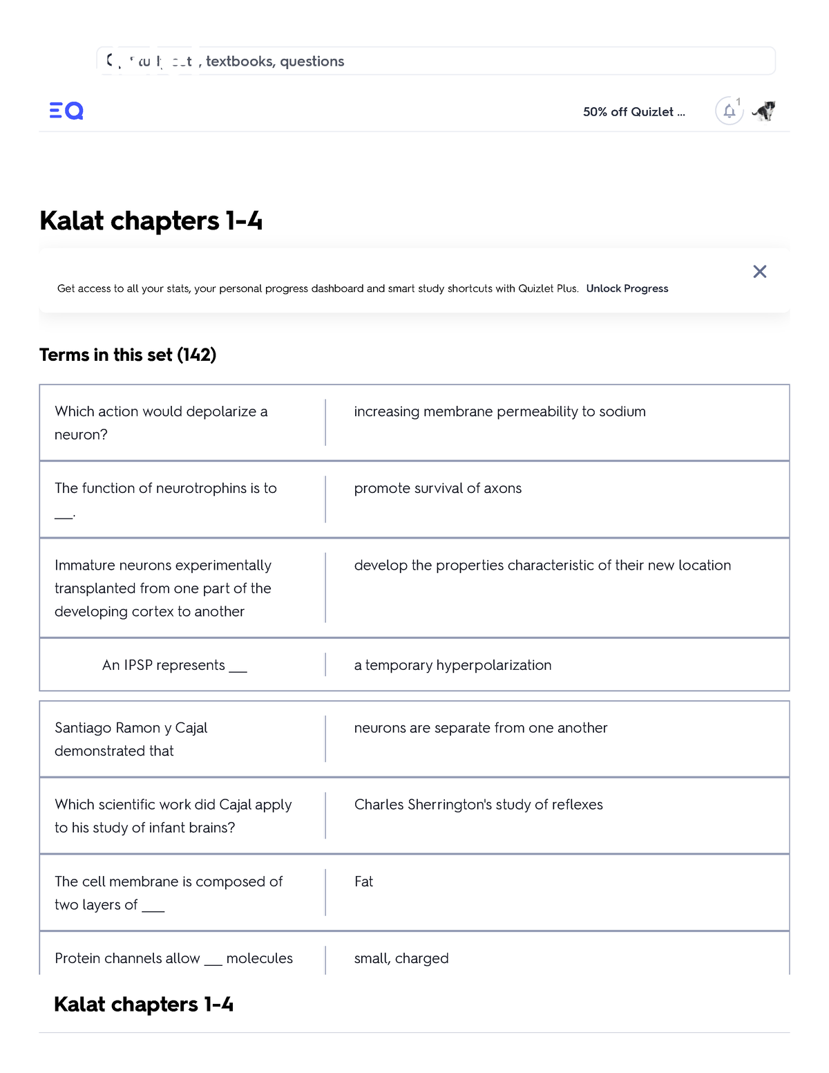 Kalat Chapters 1-4 Flashcards Quizlet - Start The New Year Right! - Get ...