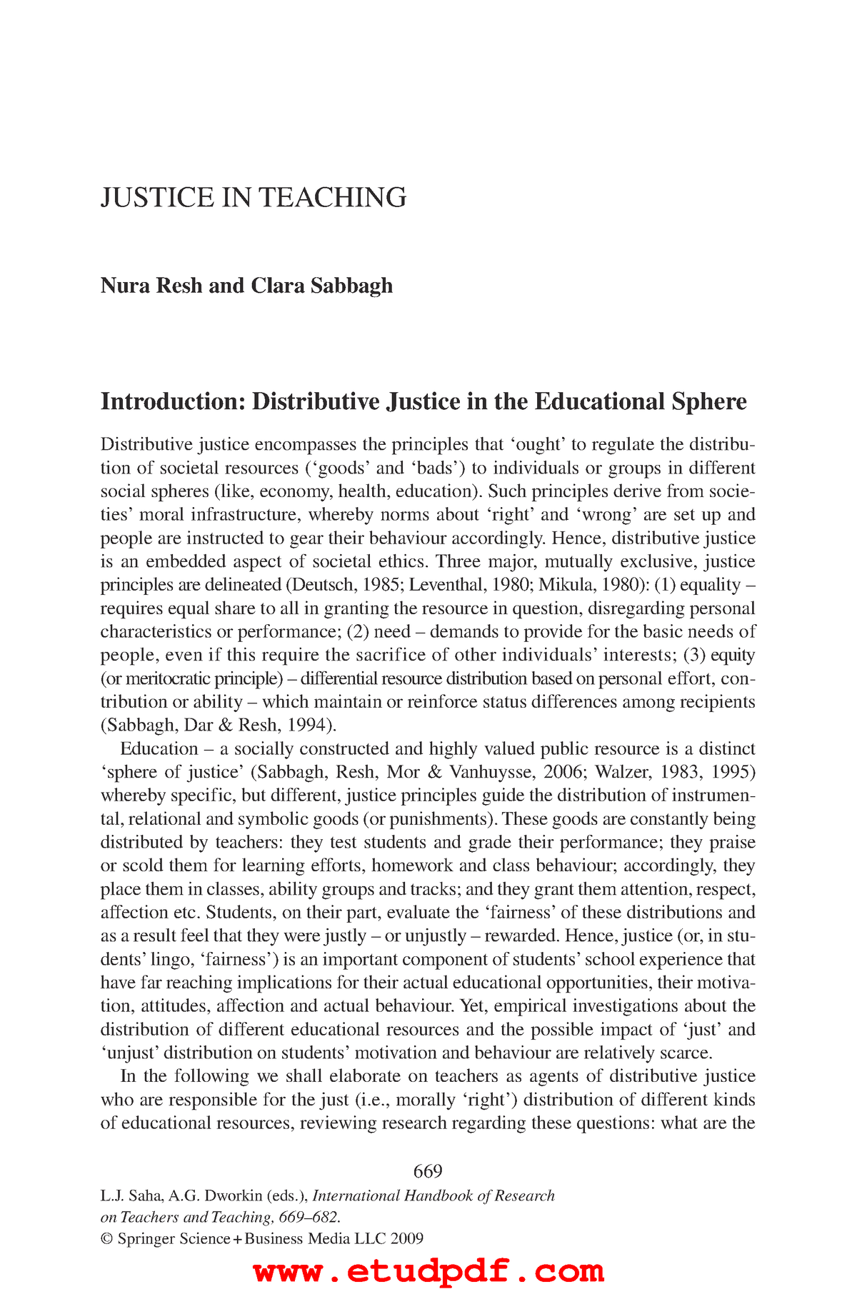 ethics-cours-introduction-distributive-justice-in-the-educational