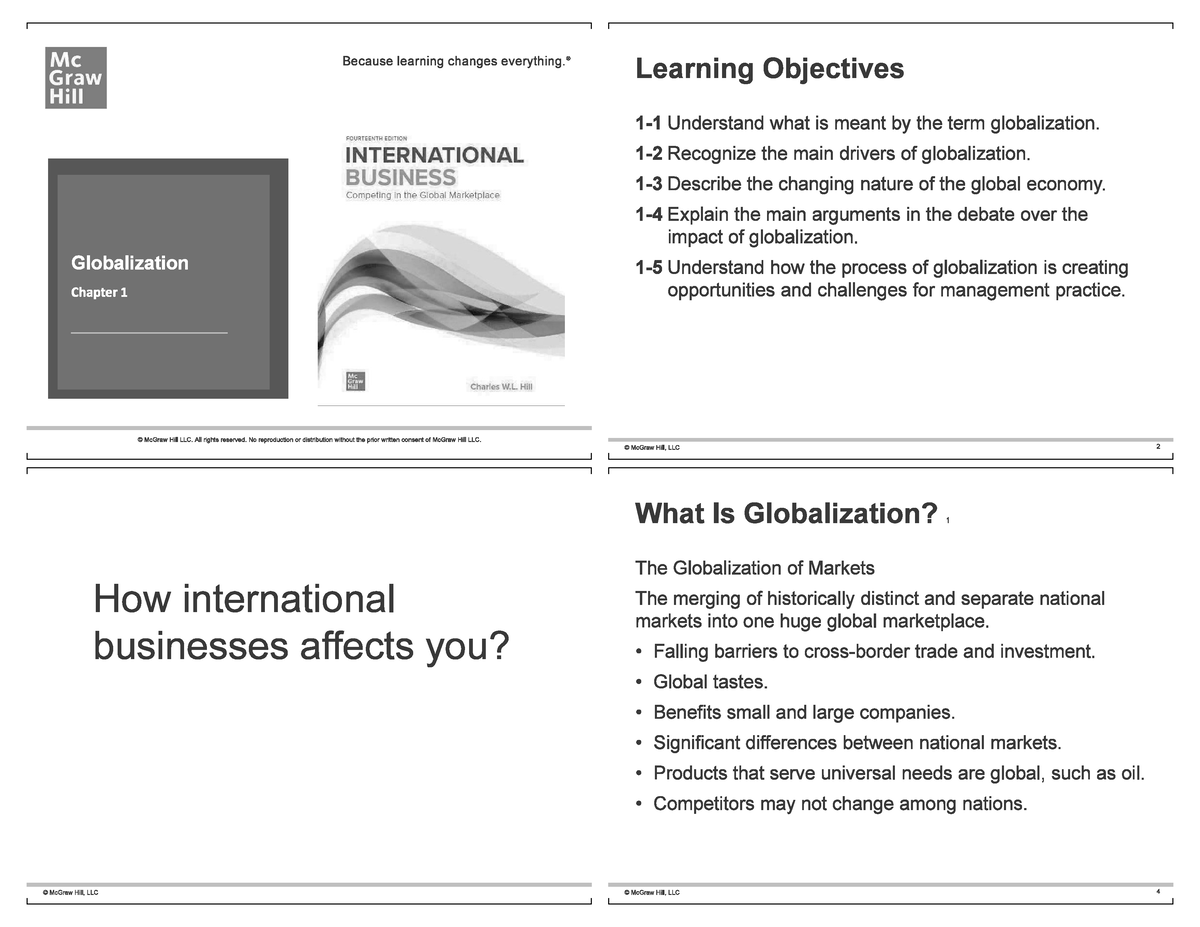 Chapter 1 - International Business And Trade - Studocu