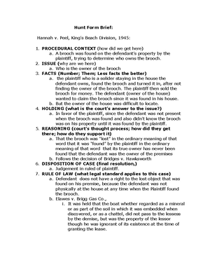 Torts Outline - TORTS I. INTRODUCTION A. WHAT IS TORTS Tort is a civil ...
