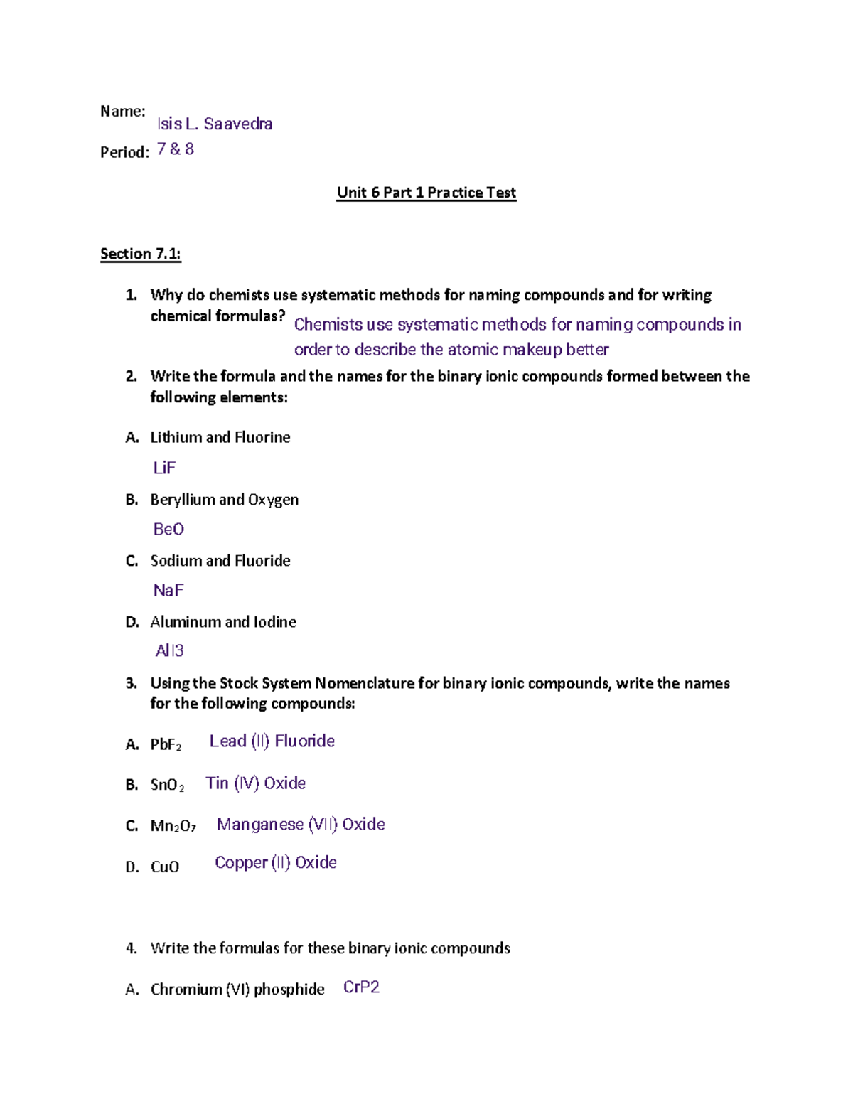 Kami Export - Isis Saavedra - Unit 6 Part 1 Practice Test - Name ...