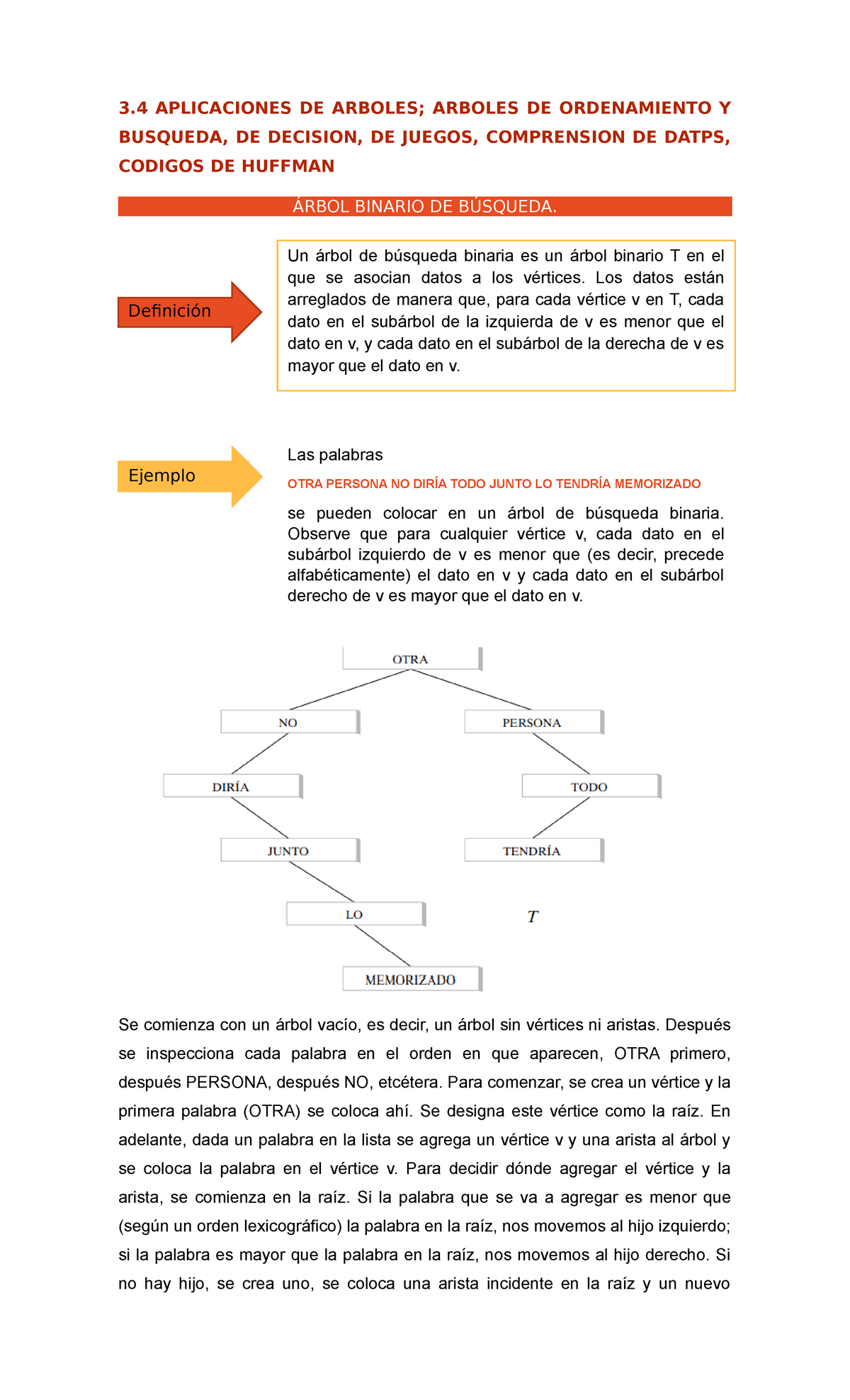 Aplicaciones de arboles binarios - Matemáticas Discretas - UAEMex - Studocu