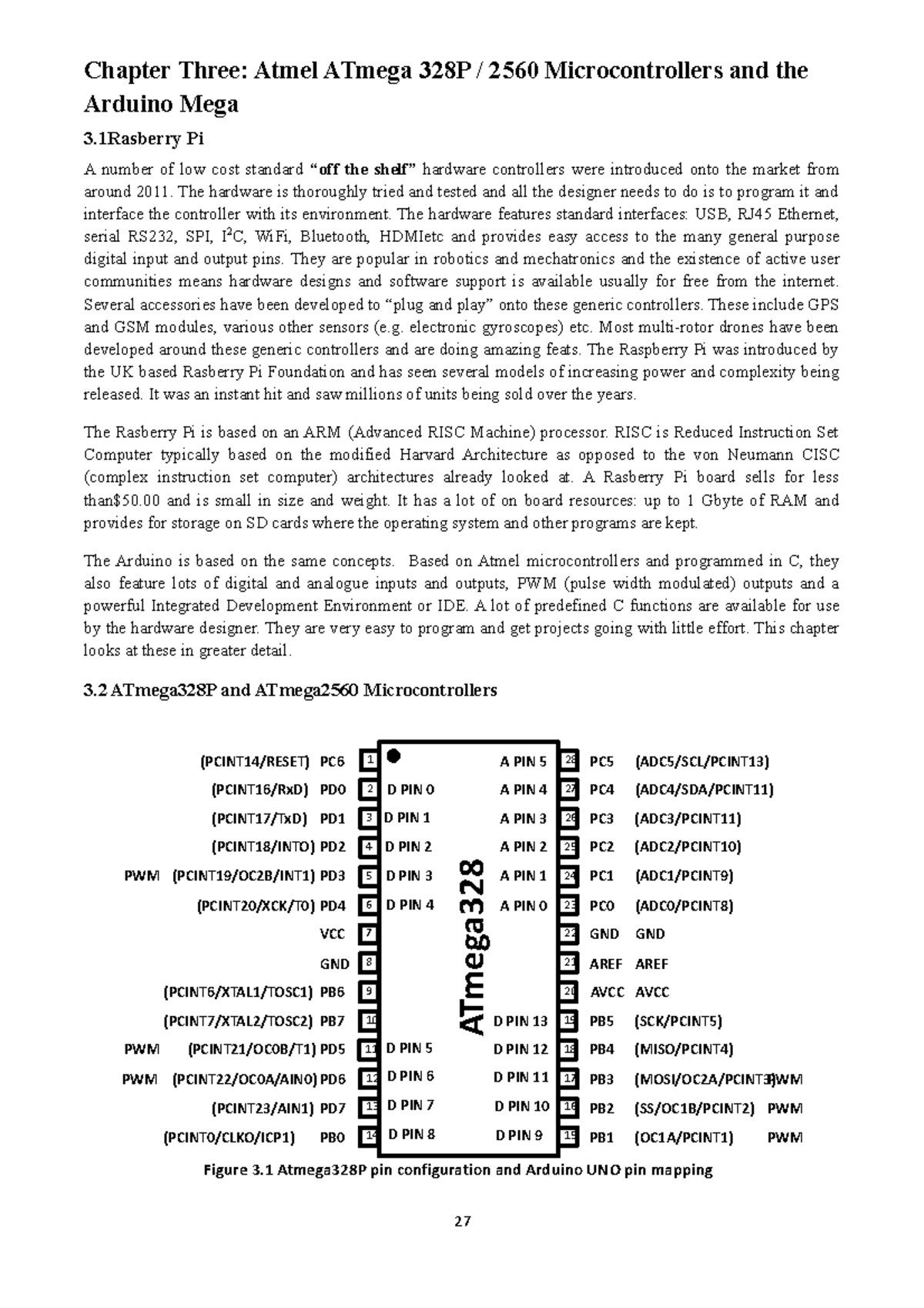 Chapter Three Final - LECTUTRER GIVEN NOTES - Chapter Three: Atmel ...