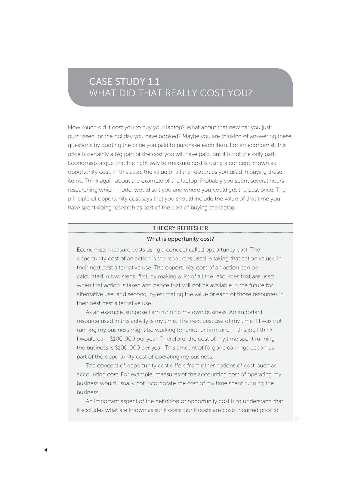 case study example microeconomics