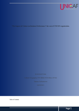 Week 1 - Topic Overview - lecture notes for unicaf univeristy - Week 1 ...