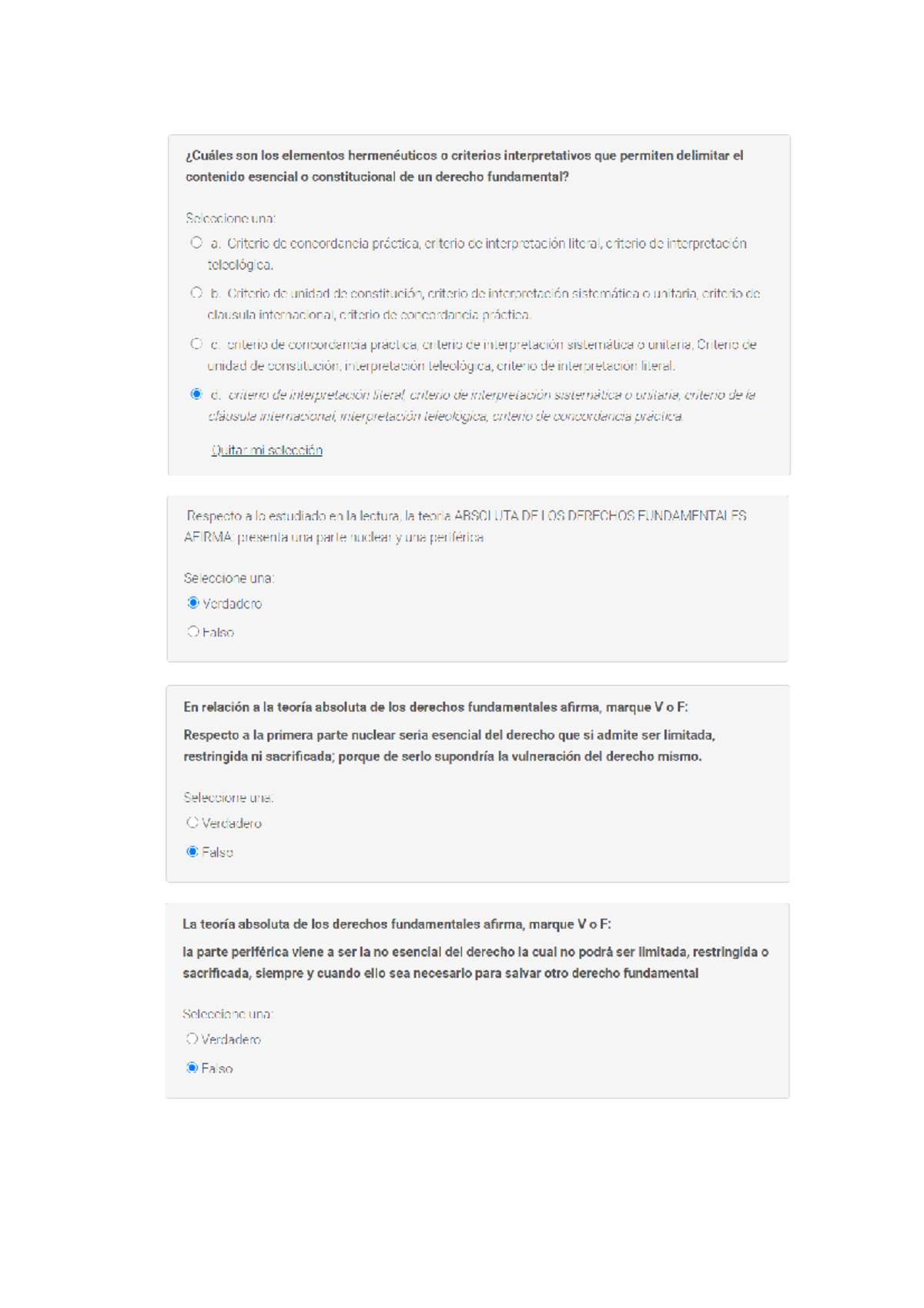 Control de lectura 2 - Segundo Examen - Derecho Constitucional II - Studocu
