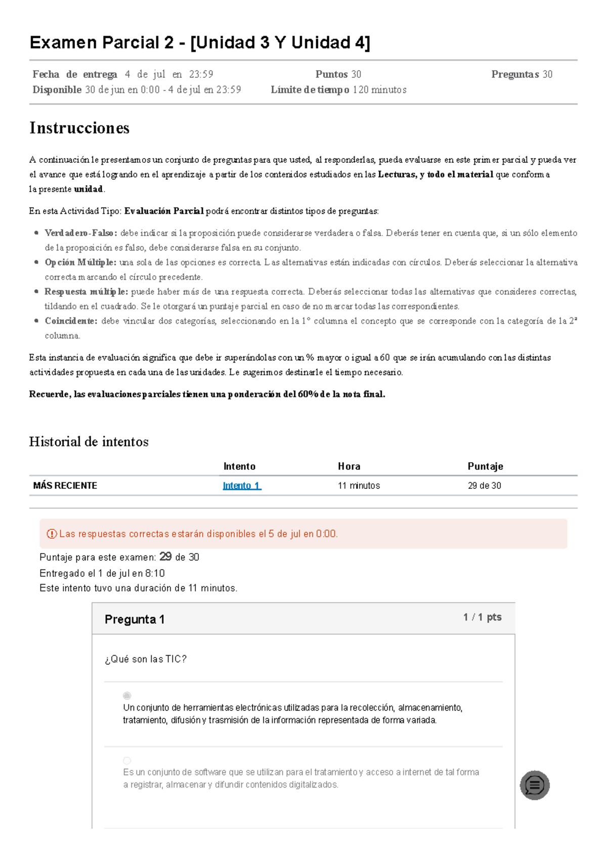 Examen Parcial 2 - [Unidad 3 Y Unidad 4] Técnicas DE Investigación ...